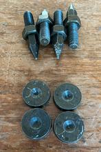 Set van 4 spikes met protectors bijv. voor B&W of Subwoofer, Audio, Tv en Foto, Luidsprekers, Gebruikt, Subwoofer, Ophalen of Verzenden