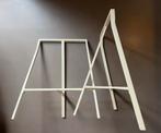 Metalen Ikea schragen 2 stuks wit (70cm hoog), Ophalen, Tafelpoot, Schragen, 50 tot 100 cm