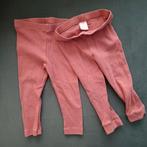 Twee roze leggings van hema, maat 80, Kinderen en Baby's, Babykleding | Maat 80, Meisje, Gebruikt, Ophalen of Verzenden, Broekje