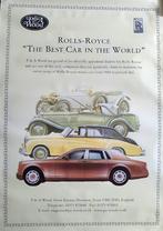 Rolls Royce poster, Ophalen of Verzenden