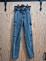 Meisjes Paperbag Jeans Frankie - Maat 10, Blauw, Overige jeansmaten, Ophalen of Verzenden, Zo goed als nieuw