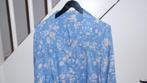 NIEUW  Dames blouse ESQUALO mt 44 blauw gebloemd lange mouw, Blauw, Maat 42/44 (L), Ophalen of Verzenden, Nieuw