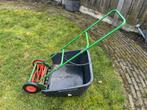 Handgrasmaaier met opvangbak, Ophalen of Verzenden, Gebruikt, Handgrasmaaier, Opvangzak
