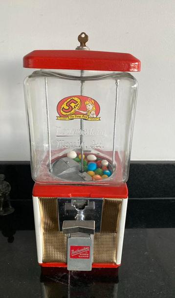 Northwestern Gumball Automaat - Origineel. Incl sleutel beschikbaar voor biedingen