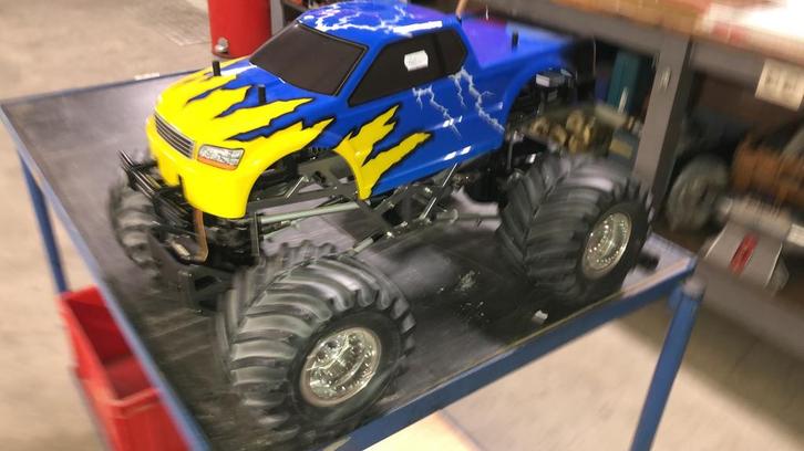 Tamiya TXT-1 Monster Truck - Uniek!, Hobby en Vrije tijd, Modelbouw | Radiografisch | Auto's, Zo goed als nieuw, Auto offroad