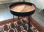 Bijzettafeltje, Huis en Inrichting, Tafels | Salontafels, Ophalen, Minder dan 50 cm, 50 tot 100 cm, Rond