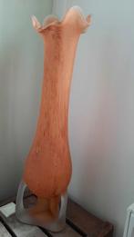 MOOIE VAARS IN KUST VORM, Huis en Inrichting, Ophalen, 50 tot 75 cm, Oranje, Glas