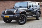 Jeep Wrangler Unlimited 3.8 Sport '08 Softtop Airco Cruise I, 3778 cc, Stof, Gebruikt, Zwart