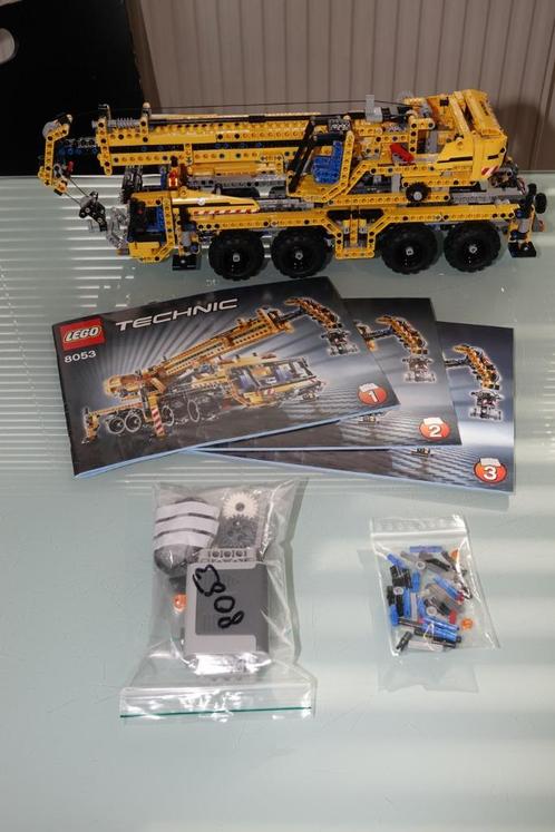 Lego Technic 8053 Mobile Crane + 8293 Power Functions optie, Kinderen en Baby's, Speelgoed | Duplo en Lego, Gebruikt, Complete set