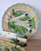 Oud aspergebord, barbotine, Salins France, Antiek en Kunst, Ophalen of Verzenden