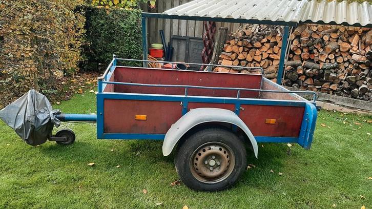 Degelijke eenassige aanhanger., Auto diversen, Aanhangers en Bagagewagens, Gebruikt, Ophalen