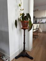 Plantenstandaard met plant, Huis en Inrichting, Stoelen, Ophalen, Gebruikt, Bruin, Metaal