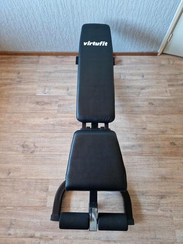 VirtuFit Verstelbare Fitnessbank Pro - Zwart beschikbaar voor biedingen