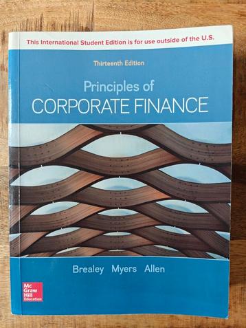 Principles of corporate finance  beschikbaar voor biedingen