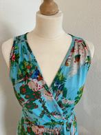 King Louie maat M turquoise zomer jurk 455, Maat 38/40 (M), Blauw, Ophalen of Verzenden, Zo goed als nieuw