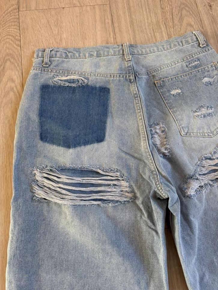 JEANS wijd model NIEUW maat 38 / 40 blauw DS, Kleding | Dames, Spijkerbroeken en Jeans, Nieuw, W30 - W32 (confectie 38/40), Blauw