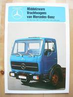 Mercedes Middelzware Bakwagen Brochure 1980 - 1013 t/m 1624, Ophalen, Mercedes, Zo goed als nieuw, Mercedes-Benz