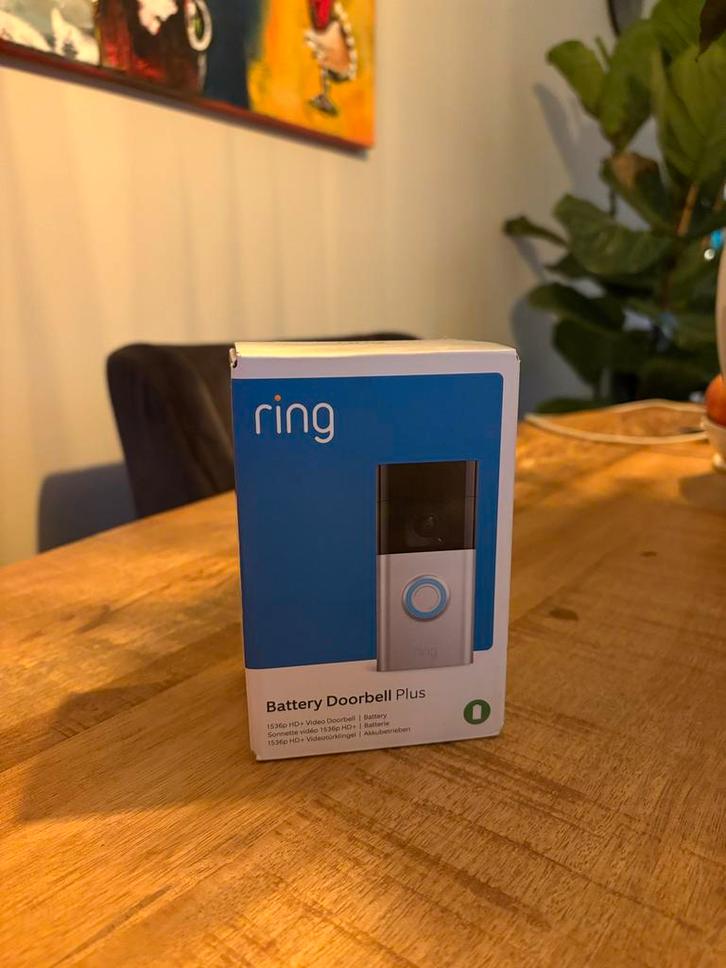 Ring Deurbel - Nieuw in Verpakking, Huis en Inrichting, Deurbellen, Nieuw, Draadloos, Ingebouwde camera, Ophalen of Verzenden