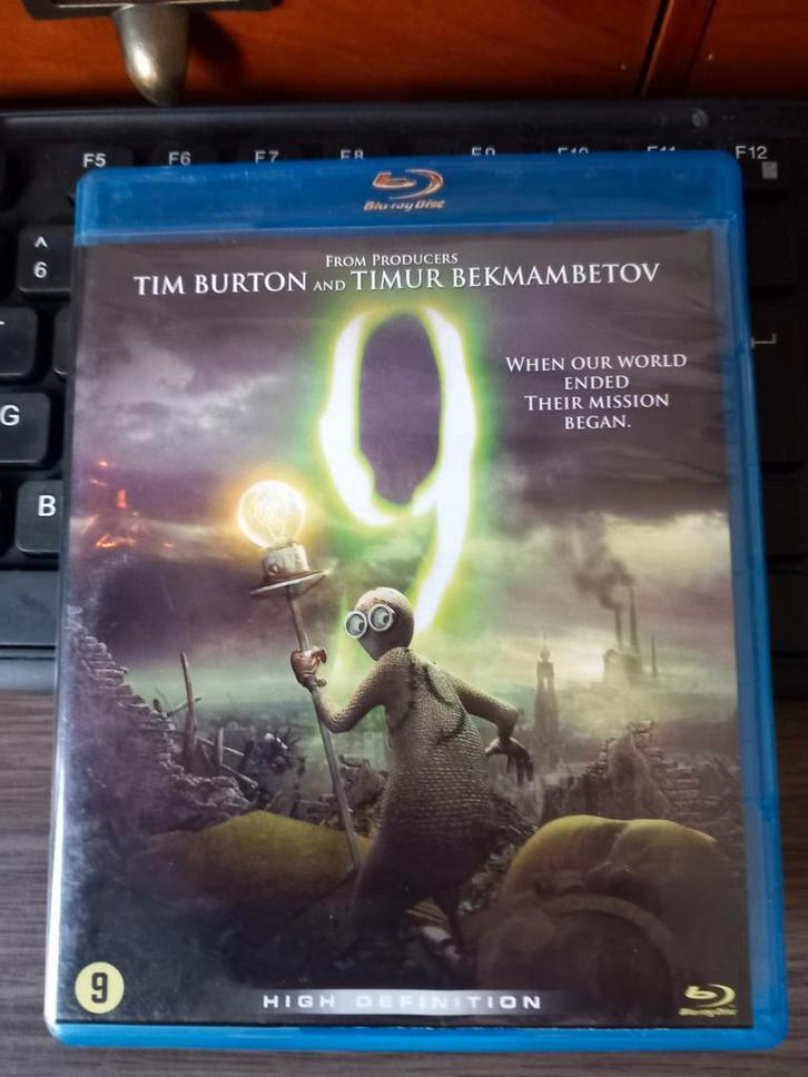 Blu-ray Film: 9 - Tim Burton & Timur Bekmambetov, Cd's en Dvd's, Blu-ray, Zo goed als nieuw, Science Fiction en Fantasy, Ophalen of Verzenden