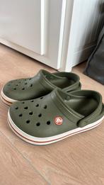 Crocs leger groen maat J1 33 34, Kinderen en Baby's, Kinderkleding | Schoenen en Sokken, Ophalen of Verzenden, Zo goed als nieuw