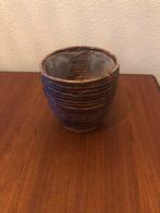 Bamboe Bloempot - 14 cm hoog, 15 cm diameter, Tuin en Terras, Bloempotten, Overige materialen, Rond, Binnen, Ophalen of Verzenden