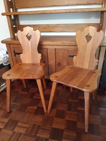 Vintage Eiken Stoel - Authentiek Design beschikbaar voor biedingen