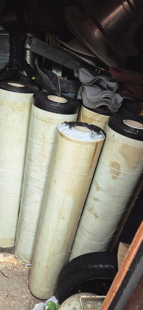 Dakleer Rollen - Verschillende Soorten, Ophalen, Kunststof, Zwart, Zo goed als nieuw