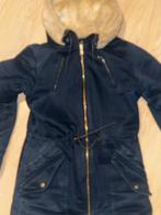 Hemp Hoodlamb Winterjas - Duurzaam & Warm!, Ophalen of Verzenden, Gedragen, Maat 38/40 (M), Blauw