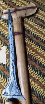 Antieke Keris Brojol Tangguh Madura Pamor Bromo Watu KAD17, Antiek en Kunst, Verzenden