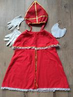 Sinterklaas mantel, mijter, handschoenen, baard, Ophalen of Verzenden, Zo goed als nieuw, 110 t/m 116, Jongen of Meisje