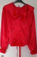 Rode carnavals blouse, Ophalen of Verzenden, Zo goed als nieuw
