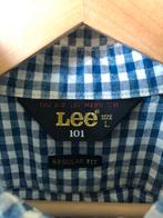Lee, 101 Overhemd L Shirt Levi’s Wrangler, Kleding | Heren, Ophalen of Verzenden, Zo goed als nieuw, Blauw