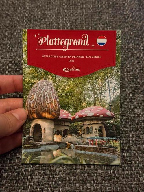Efteling Plattegrond 2024 paddenstoelen sprookjesbos, Verzamelen, Efteling, Nieuw, Beeldje of Poppetje, Ophalen of Verzenden