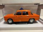 Renault 8 sedan 4drs oranje Solido 1:18 KRD, Ophalen of Verzenden, Zo goed als nieuw, Auto, Solido