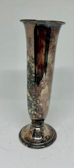 Zilveren/verzilverd bloemenvaasje, Antiek en Kunst, Ophalen of Verzenden