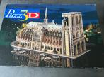 MB 3D puzzel Notre Dame Parijs 952 stukjes, Ophalen of Verzenden, 500 t/m 1500 stukjes, Legpuzzel, Zo goed als nieuw