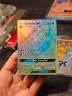 Gyarados GX Rainbow Foil - Zeldzame Pokémonkaart!, Ophalen of Verzenden, Zo goed als nieuw, Losse kaart, Foil