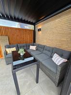 Domani Loungeset grijs, Tuin en Terras, Tuinsets en Loungesets, Ophalen, Kunststof, Bank, Loungeset