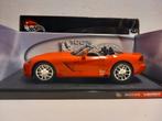 Dodge Viper SRT10 Cabriolet red Hot Wheels 1:18 KRD, Hobby en Vrije tijd, Modelauto's | 1:18, Ophalen of Verzenden, Zo goed als nieuw