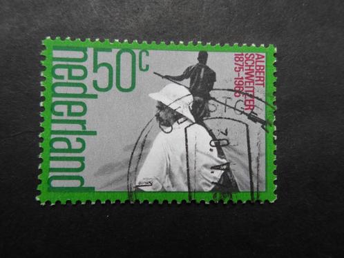 1975 NVPH 1074: Albert Schweitzer met stempel Oegstgeest., Postzegels en Munten, Postzegels | Nederland, Gestempeld, Na 1940, Verzenden