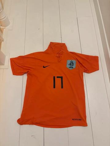 Nederlands elftal 2006 shirt met Robin van Persie achterop beschikbaar voor biedingen