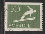 Zweden 1953 - Skispringen, Postzegels en Munten, Postzegels | Europa | Scandinavië, Zweden, Ophalen, Gestempeld