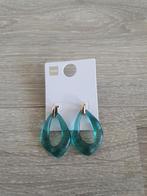 HEMA oorbellen turquoise turkoois blauw groen, hangers, Ophalen of Verzenden, Nieuw, Blauw, Overige materialen
