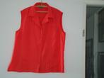 blouse mt 50 tomatenrood zonder mouwen, Ophalen of Verzenden, Zo goed als nieuw, Maat 46/48 (XL) of groter, Rood