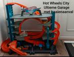 Hot Wheels City Ultieme Garage met haaienaanval, Racebaan, Ophalen of Verzenden, Zo goed als nieuw, Hot Wheels