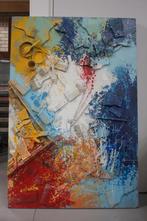 Groot gekleurd houten schilderij KARE DESIGN 130 x 170 cm., Ophalen