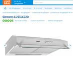 Afzuigkap Siemens LU63LCC20, Ophalen, Nieuw, 200 tot 400 m³ per uur, Onderbouw afzuigkap