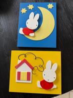 Nijntje 2 unieke schilderijtjes, Ophalen of Verzenden, Zo goed als nieuw, Wanddecoratie