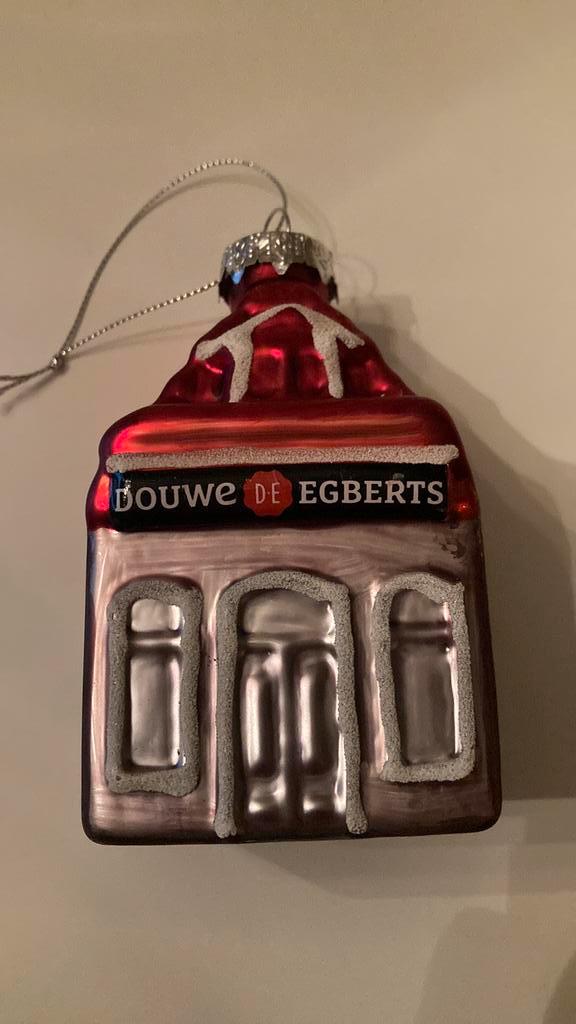 Kerstbal Douwe Egberts Kerstboom Kerst Kerstmis Glas, Antiek en Kunst, Curiosa en Brocante, Verzenden