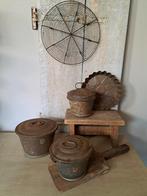 Oude brocante poffert bakvorm vlaaiplaat taartrooster Etage3, Gebruikt, ., Ophalen of Verzenden, .